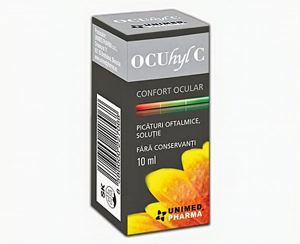 Ocuhyl C picaturi oftalmice, 10 ml, Unimed Pharma