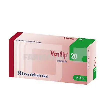 VASILIP 20 mg x 28 COMPR. FILM. 20mg KRKA D.D.