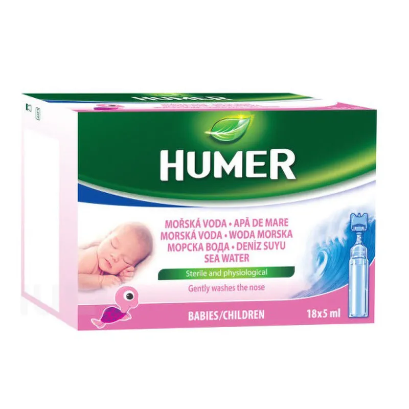 Humer Monodoze 100% Apa de Mare 5ml x 18 monodoze