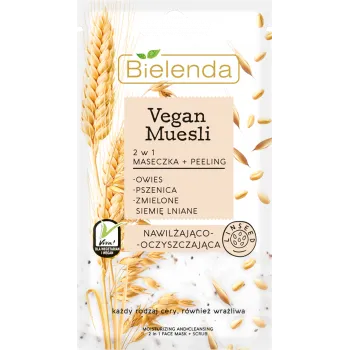 MASCA DE FATA VEGAN MUESLI HIDRATANTA 2 IN 1 BIELENDA