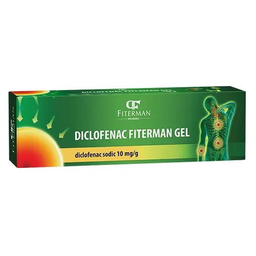 Diclofenac 1% gel 100g -Fiterman