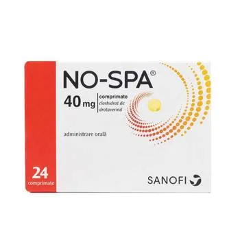 No-Spa 40 mg, 24 comprimate, Sanofi