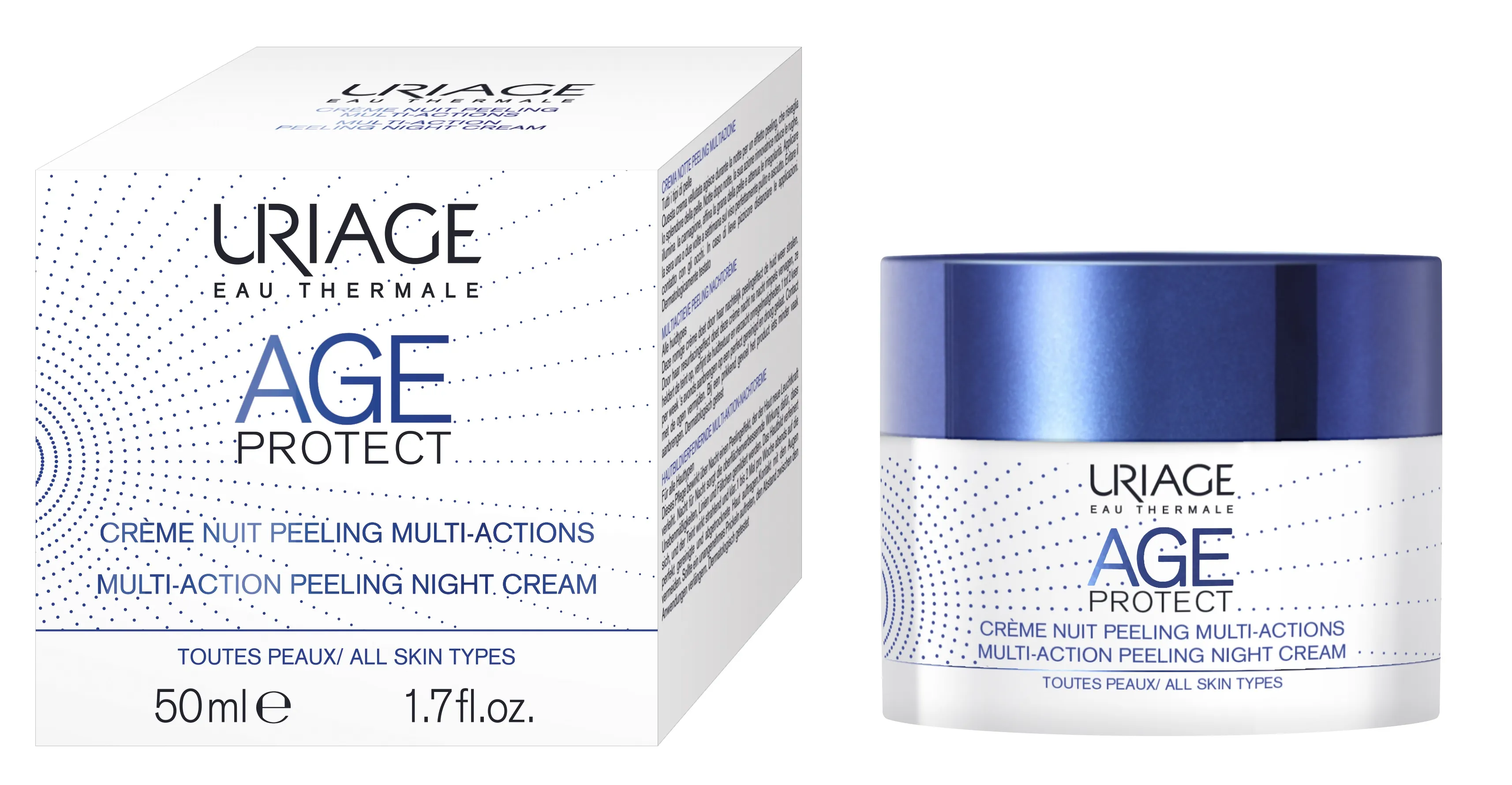 Uriage Age Protect Crema Antiaging de noapte Peeling  50ml