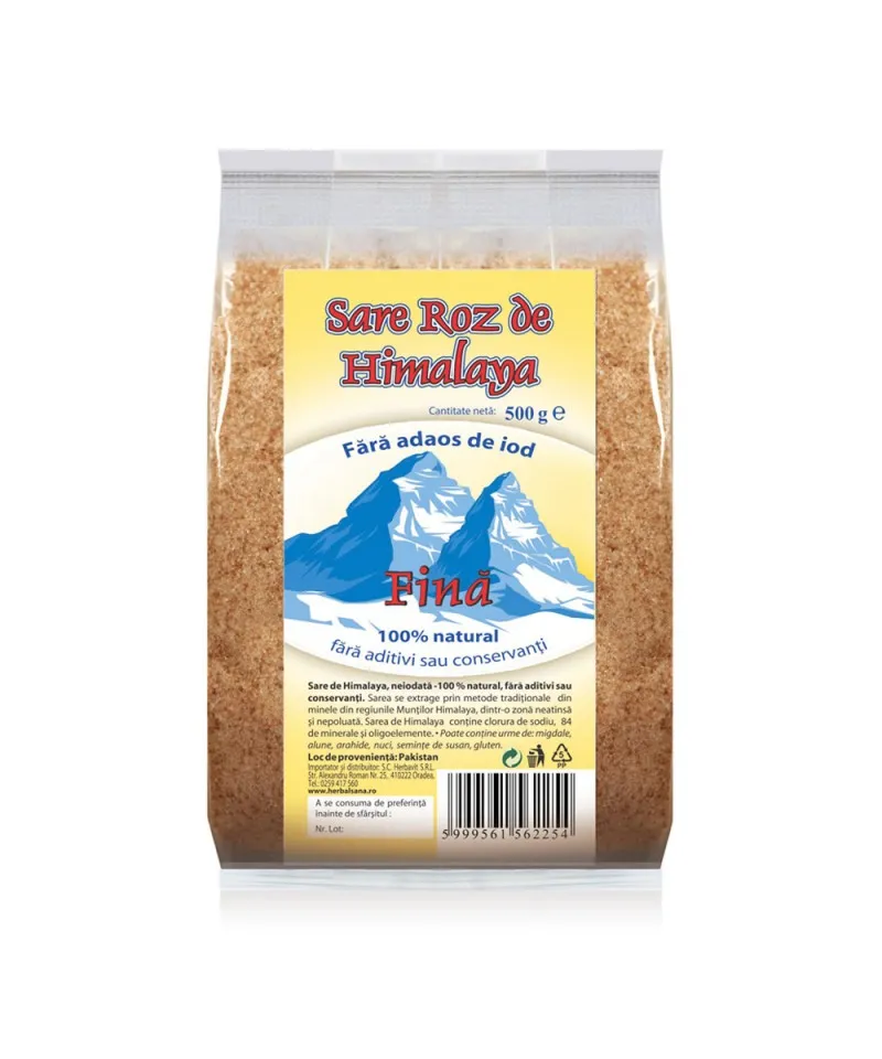 Herbavit Sare Roz Himalaya Fina 500g