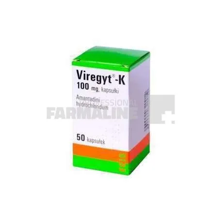 VIREGYT R K x 50 CAPS. 100mg EGIS PHARMACEUTICALS