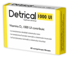 Zdrovit Detrical D3 1000IU x 60 comprimate