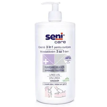 Crema 3 in 1 pentru curatarea pielii sensibile, 1000ml, Seni