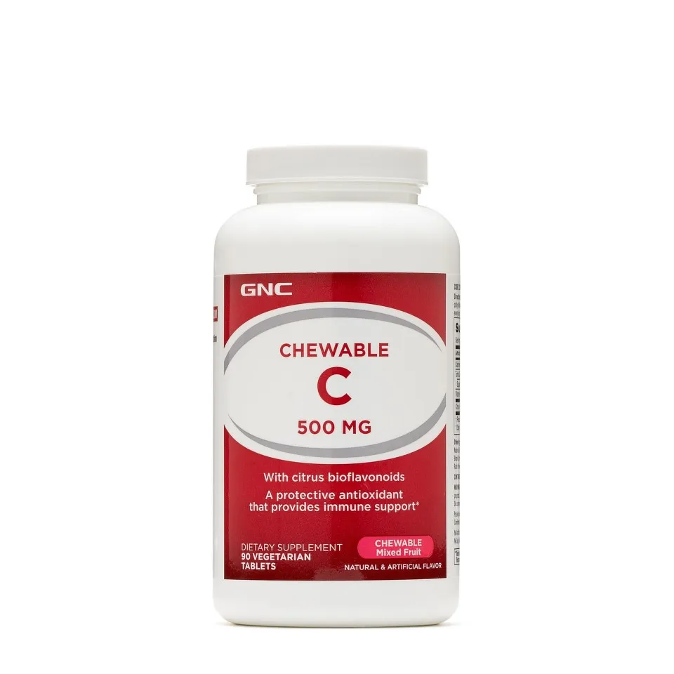 GNC VITAMINA C MASTICABILA 500MG X 90 TABLETE