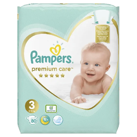 PAMPERS 3 Premium Care 6-10kg x 80buc