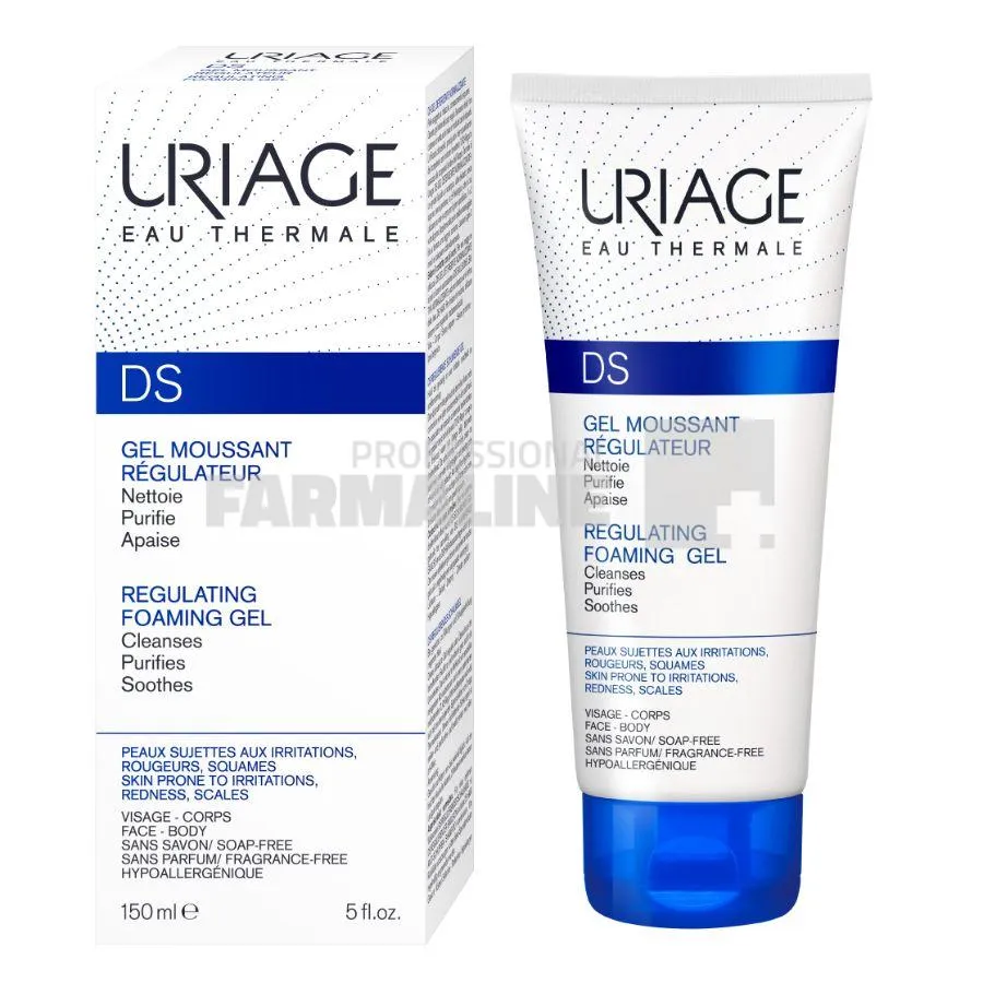 Uriage D.S. Nettoyant  Gel de curatare 150 ml