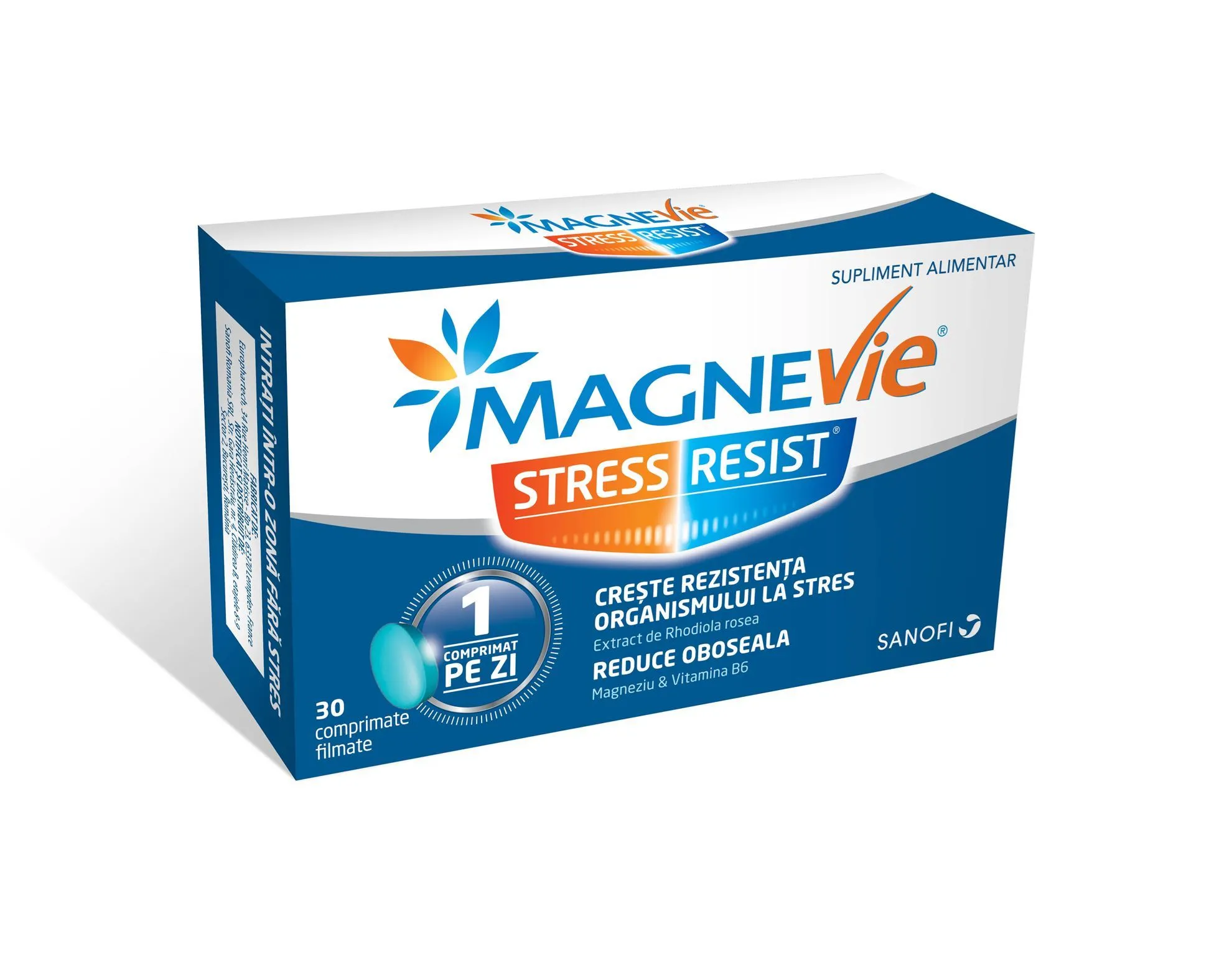 Magnevie Stress Resist, 30 comprimate filmate, Sanofi