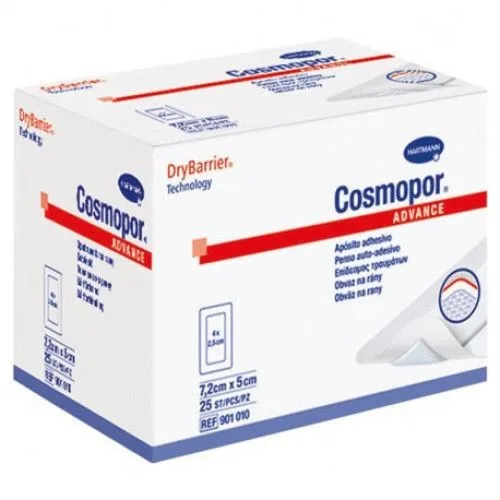 HARTMANN COSMOPOR ADVANCE STERIL PLASTURI 7.2X5CM X 25 BUC