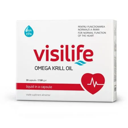 Capsule pentru functionarea normala a inimii Visilife, 30 capsule, Vitaslim