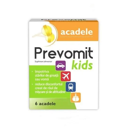 ZDROVIT PREVOMIT KIDS ACADELE 6BUC