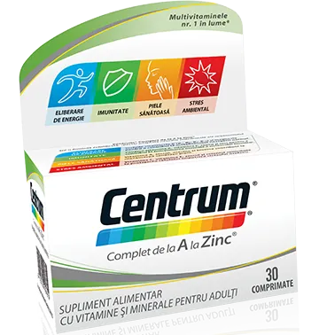 CENTRUM A-ZINC X 60 CP CPR  WYETH WHITEHALL EXPORT GMBH