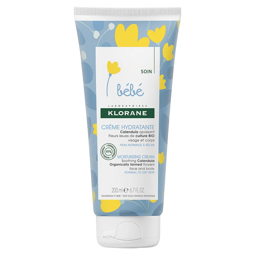 Klorane Bébé Crema hidratanta Fata si corp 200ml