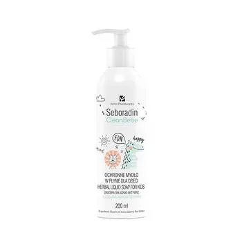 Sapun lichid cu extracte vegetale Clean Bebe , 200ml, Seboradin