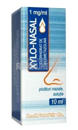 Xylo nasal picaturi nazale 1mg/ml 10 ml