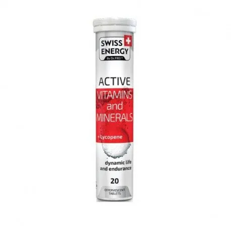 Swiss Energy, Active cu Licopen, 20 tablete efervescente