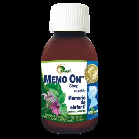 Sirop Memo On, 100 ml, Ayurmed