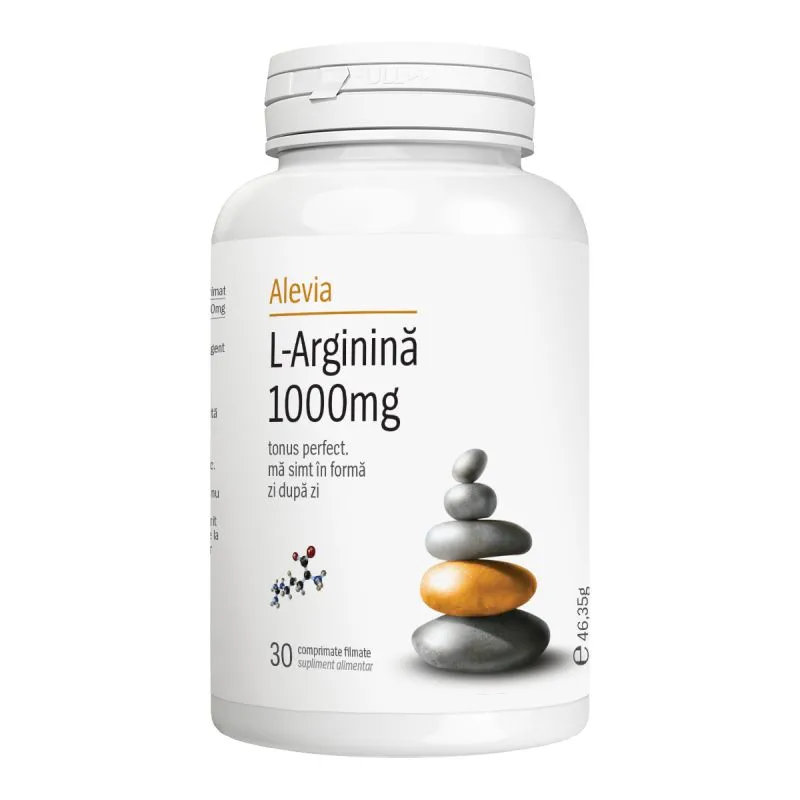 Alevia L-Arginina 1000mg x 30 comprimate filmate