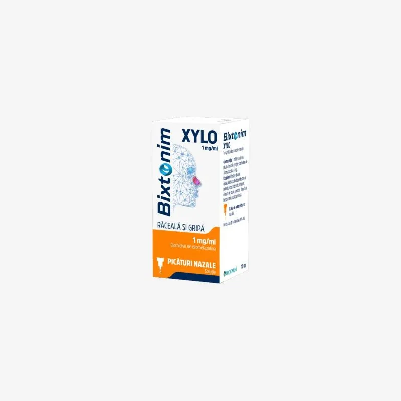 BIXTONIM XYLO 1MG/ML PICATURI NAZALE 10ML