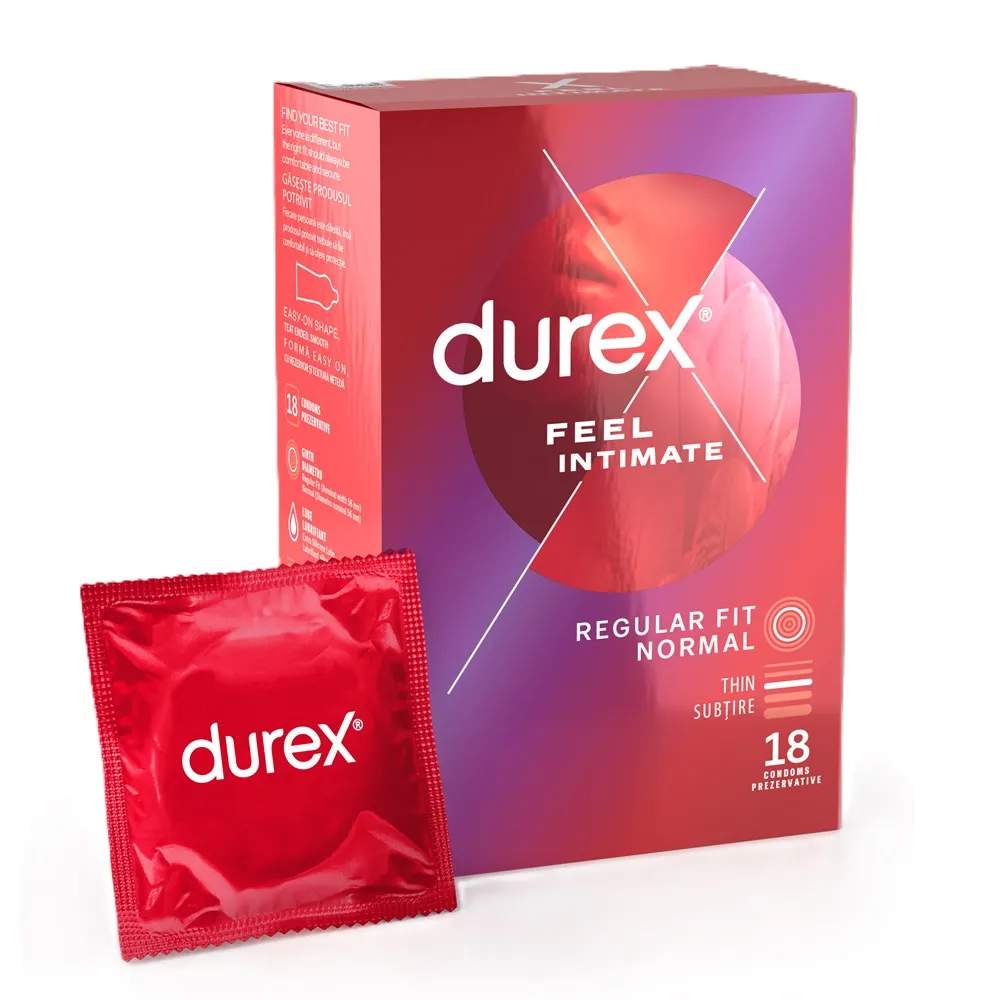 Prezervative Feel Intimate, 18 bucati, Durex