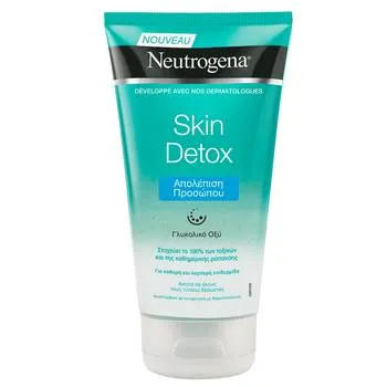 Gel-Scrub revigorant pentru fata Skin Detox, 150ml, Neutrogena