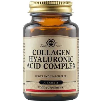 Complex de Acid Hialuronic si Collagen, 30 tablete, Solgar