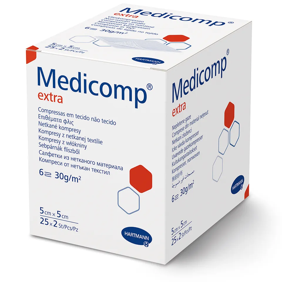 Hartmann Medicomp Extra Sterile 5/5cm x 25 de bucati