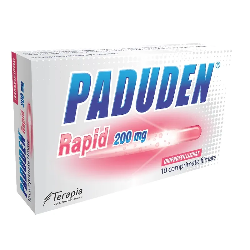 Paduden Rapid 200mg ,10 comprimate filmate