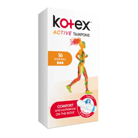 Kotex Tampoane interne Active Normal, 16 bucati