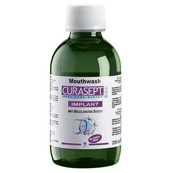 Apa de gura ADS Implant Pro cu 0,20% CHL, 200ml, Curasept