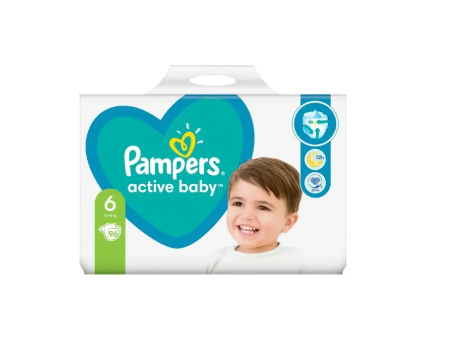 PAMPERS ACTIVE BABY 13-18 KG SCUTECE 96 BUCATI MARIMEA 6