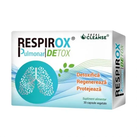 Respirox Pulmonar Detox Total Cleanse, 30 capsule, Cosmopharm