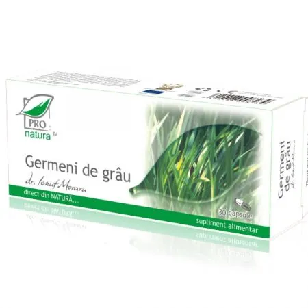 Germeni de grau, 30 capsule, Pro Natura