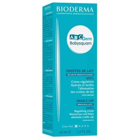 Crema tratament pentru scuame Babysquam ABCDerm, 40 ml, Bioderma