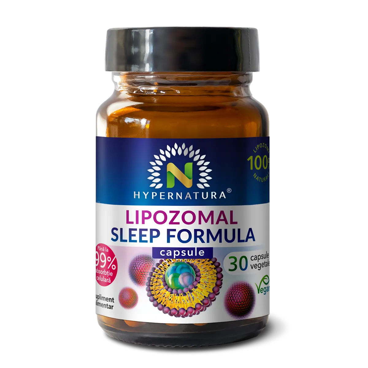 Lipozomal Sleep Formula, 30 capsule vegetale, Hypernatura