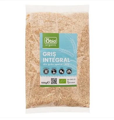 Obio gris integral din grau spelta x 500g