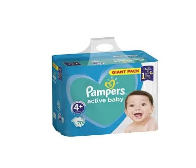 PAMPERS 4+ Active Baby (10-15kg) 70buc