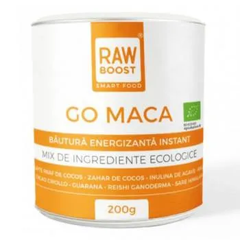 Go Maca bautura energizanta Bio, 200g, Raw Boost