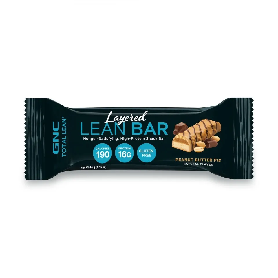 GNC TOTAL LEAN LAYERED BAR PEANUT BUTTER PIE 44G