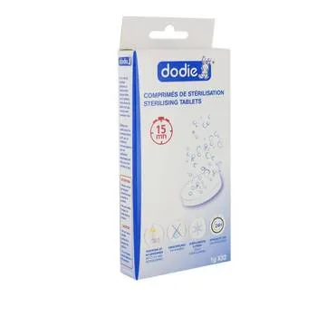 Tablete pentru sterilizare, 32 bucati, Dodie