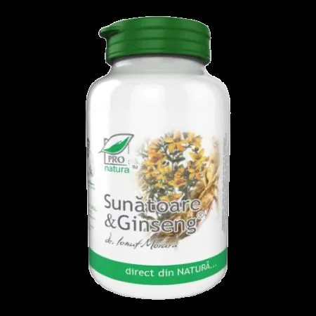 Sunatoare si Ginseng, 60 capsule, Pro Natura