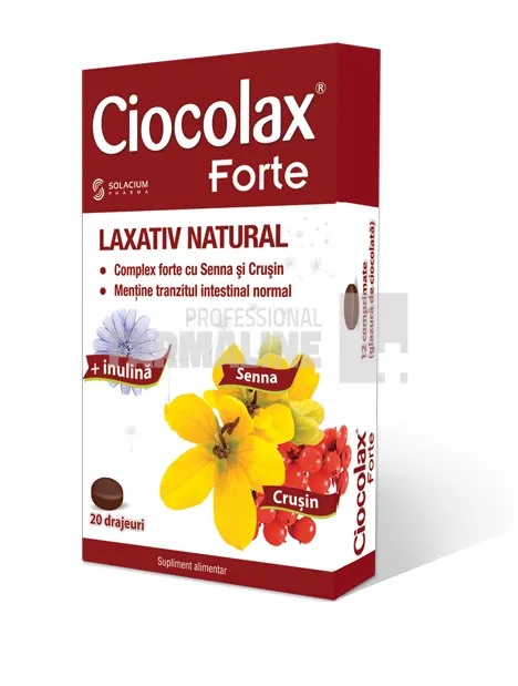 Ciocolax forte 20 drajeuri