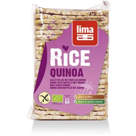 Rondele de orez expandat cu quinoa Eco 130g, Lima