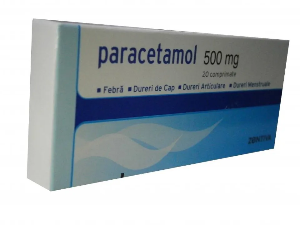 ZENTIVA PARACETAMOL 500MG 20 COMPRIMATE