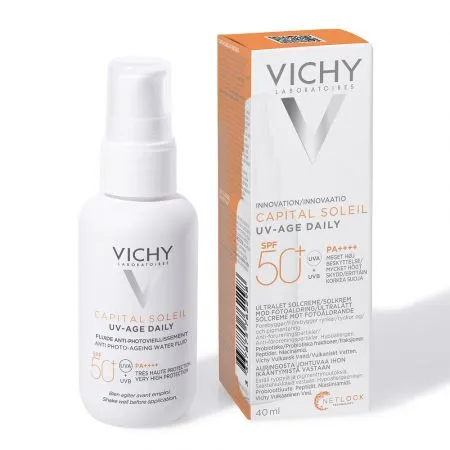 Vichy Capital Soleil Fluid impotriva foto-imbatranirii SPF50+ x 40ml