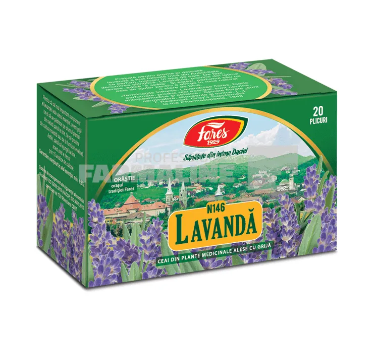 Fares Ceai de Lavanda 20 plicuri