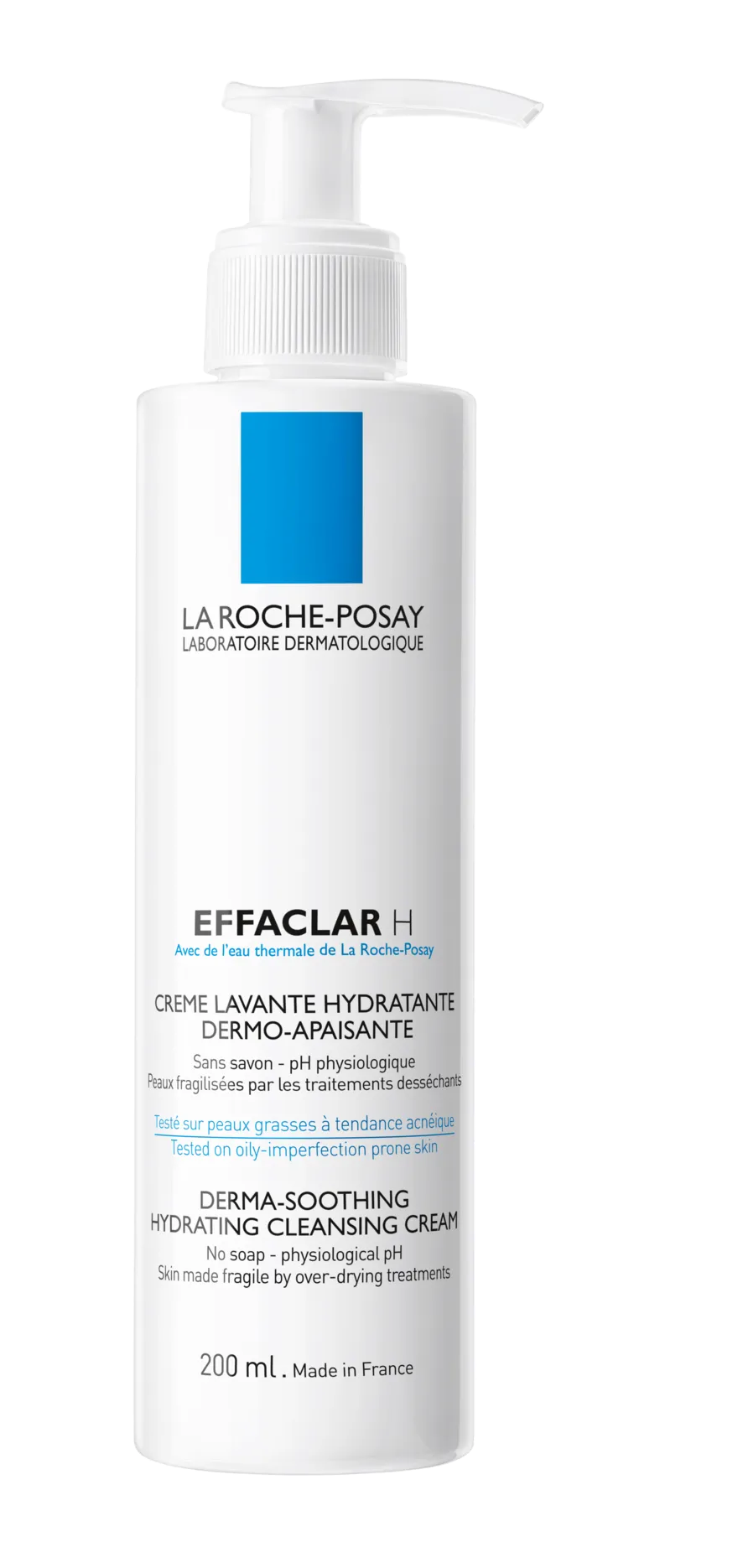 La Roche-Posay Effaclar H Cremă de curaţare hidratantă si calmantă, 200ml